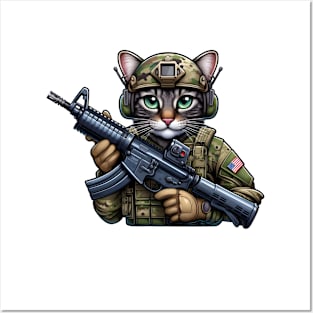 Tactical Cat Posters and Art